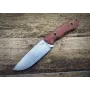 LKW Mauler VG10 Damascus Micarta pevný nôž