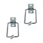 LogiLink 19 palcový držiak na manažment káblov 40 x 80 mm, oceľ, 2 kusy