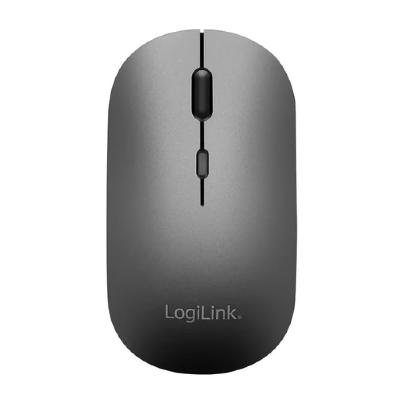 LogiLink ID0215 Bezdrôtová sada klávesnice a myši Bluetooth Dual-Mode, sivá/antracitová
