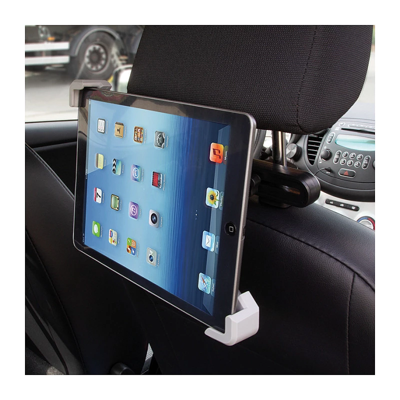 Logilink AA0121 držiak tabletu na zadnú časť auta – držiak na opierku hlavy pre 7-11'' tablety, iPady a e-čítanky, 360° otočný, čierny