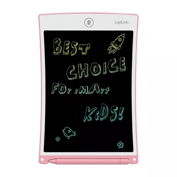 LogiLink LCD písacia tabuľka 8,5 palca viacfarebná ružová AA0180