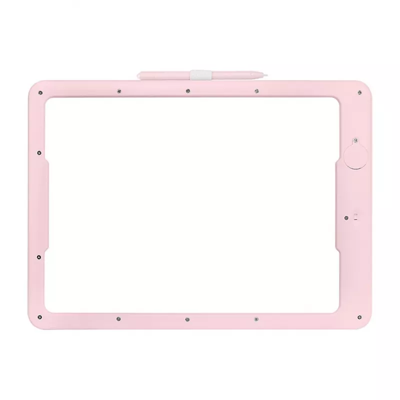 LogiLink AA0182 LCD písacia tabuľka, 14 palcov, ružová, viacfarebná opakovane použiteľná kresliaca tabuľka