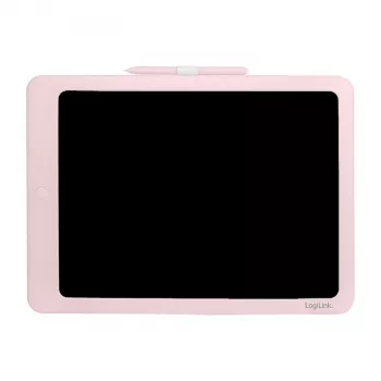 LogiLink AA0182 LCD písacia tabuľka, 14 palcov, ružová, viacfarebná opakovane použiteľná kresliaca tabuľka