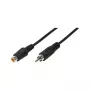 LogiLink audio predlžovací kábel RCA konektor samec na RCA konektor samica, 10 m, čierny