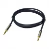 LogiLink CA10030 Premium 3.5mm TRS jack kábel, kovový konektor, modrý, 0.3m
