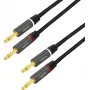 LogiLink CA1210 audio kábel 3 m banánik 2 x banánik čierny