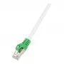 LogiLink Cat.6 S/FTP crossover patch kábel, RJ45, 0,5 m, sivý, LSZH, 10 Gbit/s