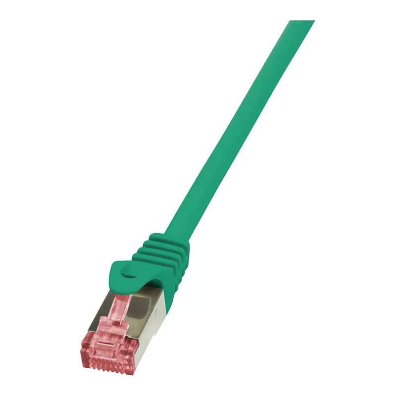 LogiLink Cat.6 S/FTP patch kábel, zelený, 0,5 m, PrimeLine