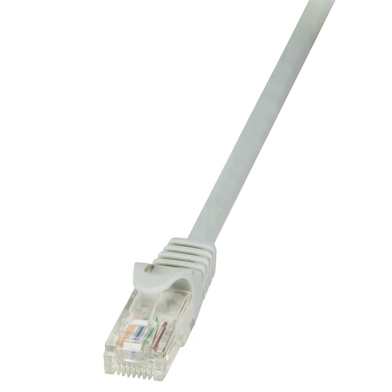 LogiLink Cat.6 U/UTP EconLine patch kábel, sivý, 0,5 m CP2022U