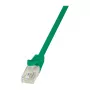 LogiLink Cat.6 U/UTP Gigabit Ethernet patch kábel, 1,5 m, zelený, Snagless, CCA, 250 MHz, RJ45