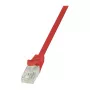 LogiLink Cat.6 U/UTP patch kábel, RJ45, červený, 7,5 m, EconLine