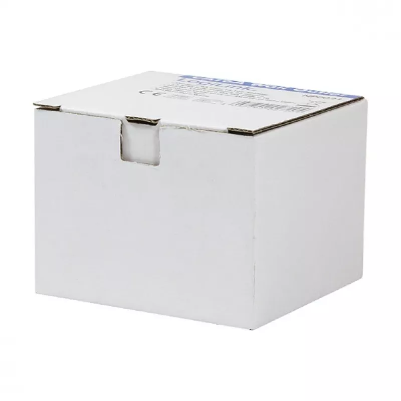 LOGILINK Cat.6 zásuvka na stenu 2xRJ45 STP horizontálna, čisto biela