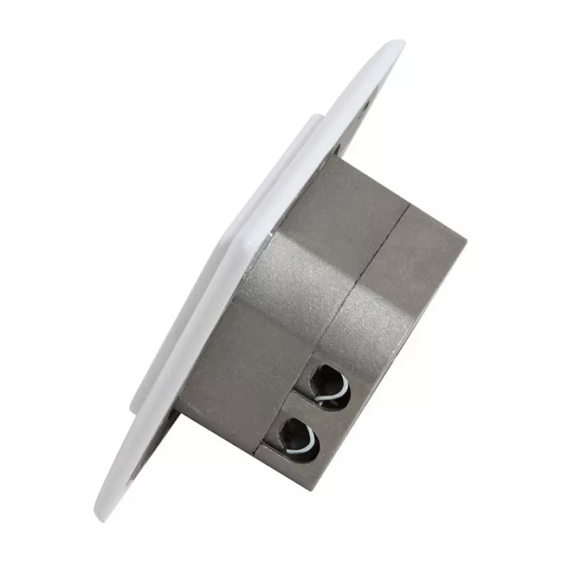 LOGILINK Cat.6 zásuvka na stenu 2xRJ45 STP horizontálna, čisto biela
