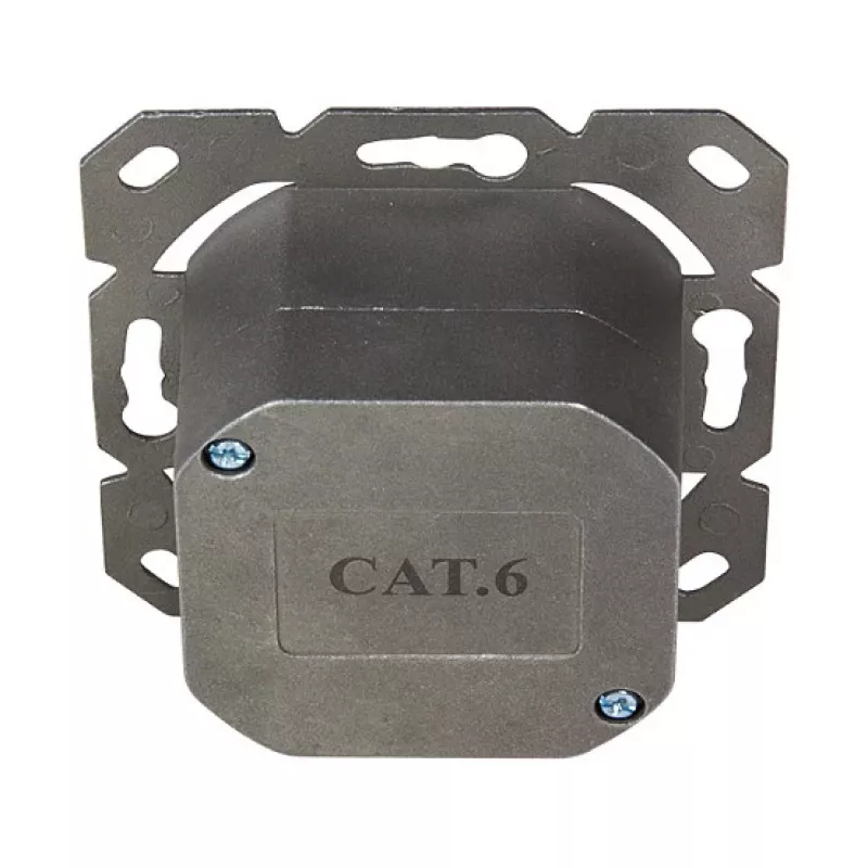Logilink Cat.6 nástenná zásuvka 2xRJ45 STP, horizontálna, Signal White