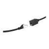 LogiLink Cat.6A Premium predlžovací patch kábel, S/FTP, čierny, 3 m