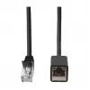 LogiLink Cat.6A Premium predlžovací patch kábel, S/FTP, čierny, 3 m