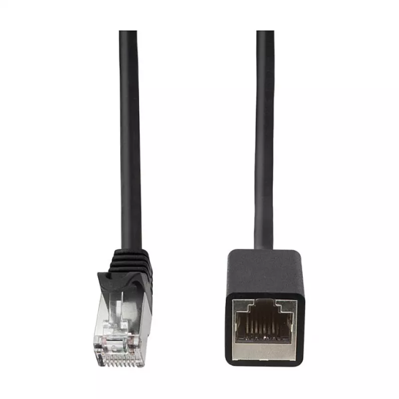 LogiLink Cat.6A Premium predlžovací patch kábel, S/FTP, čierny, 3 m