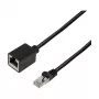 LogiLink Cat.6A Premium predlžovací patch kábel, S/FTP, čierny, 3 m