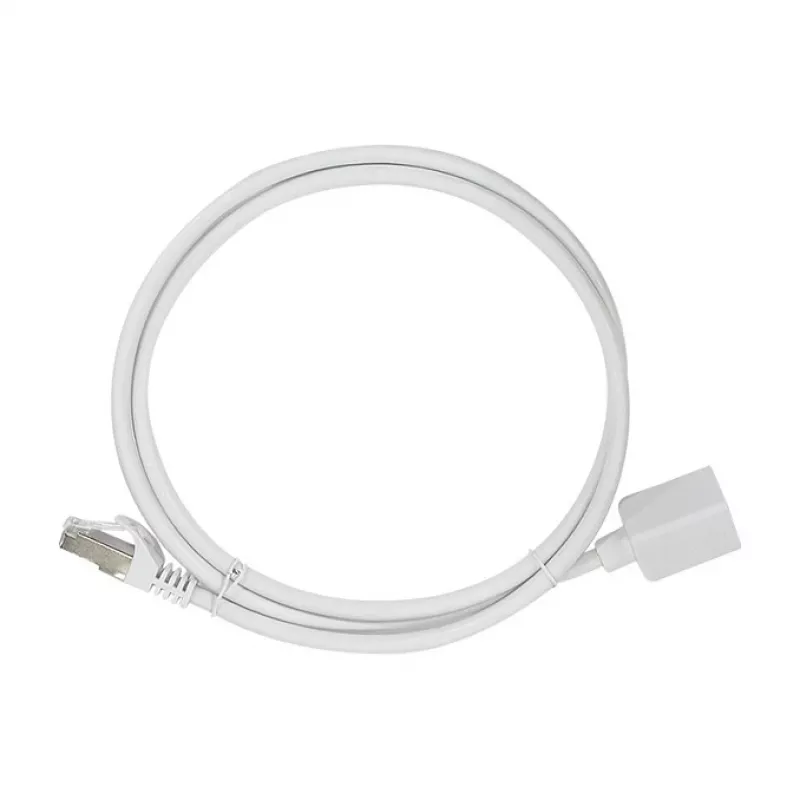 Logilink Cat.6A S/FTP Premium predlžovací patch kábel - biela, 5m (RJ45 konektor samec na konektor samica)