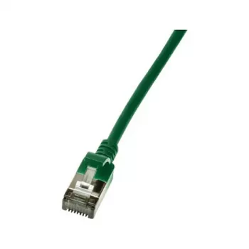 LogiLink CQ9015S Cat.6A U/FTP SlimLine patch kábel, TPE, 0,3 m, zelený