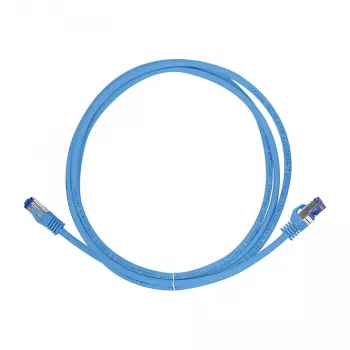 LogiLink Cat.6A S/FTP Ultraflex patch kábel, GHMT certifikovaný, modrý, 0,5 m