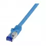 LOGILINK Cat.6A S/FTP Ultraflex patch kábel, GHMT certifikovaný, modrý, 5,0 m