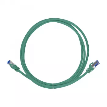 LogiLink Cat.6A S/FTP Ultraflex Patch kábel, 0,25 m, zelený, GHMT certifikovaný