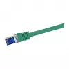LogiLink Cat.6A S/FTP Ultraflex Patch kábel, 0,25 m, zelený, GHMT certifikovaný