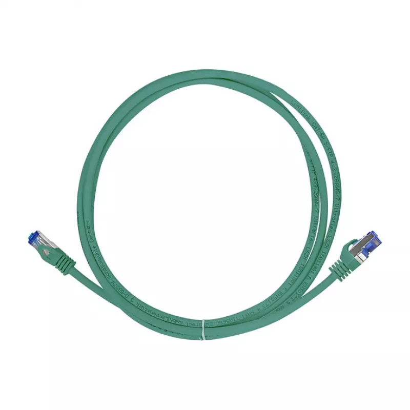 LogiLink Cat.6A S/FTP Ultraflex patch kábel, GHMT certifikovaný, zelený, 1,0 m