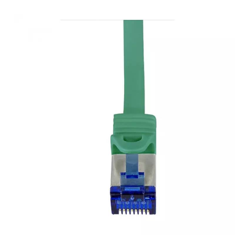 LogiLink Cat.6A S/FTP Ultraflex patch kábel, GHMT certifikovaný, zelený, 1,0 m