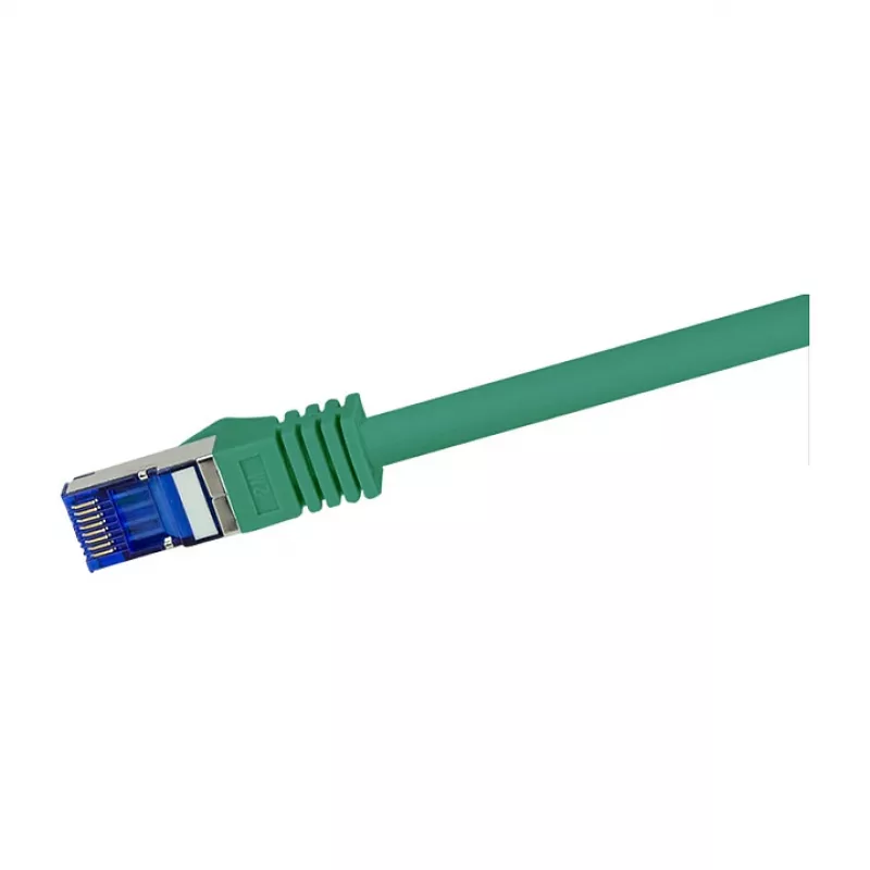 LogiLink Cat.6A S/FTP Ultraflex patch kábel, GHMT certifikovaný, zelený, 1,0 m