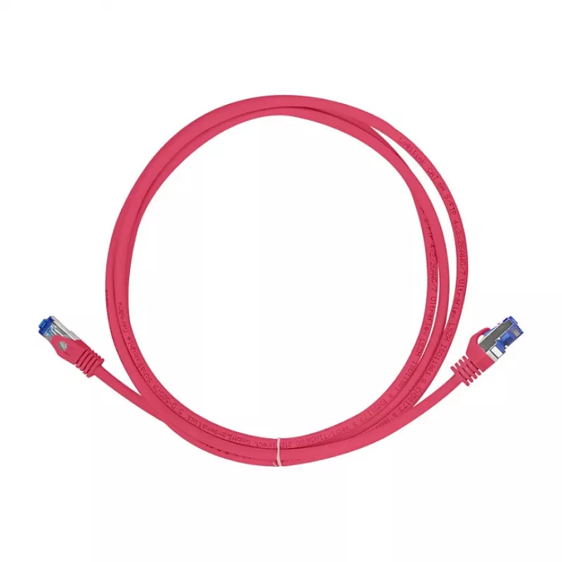 LogiLink Cat.6A S/FTP Ultraflex patch kábel, GHMT certifikovaný, červený, 1,0 m