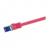 LogiLink Cat.6A S/FTP Ultraflex patch kábel, GHMT certifikovaný, červený, 1,0 m