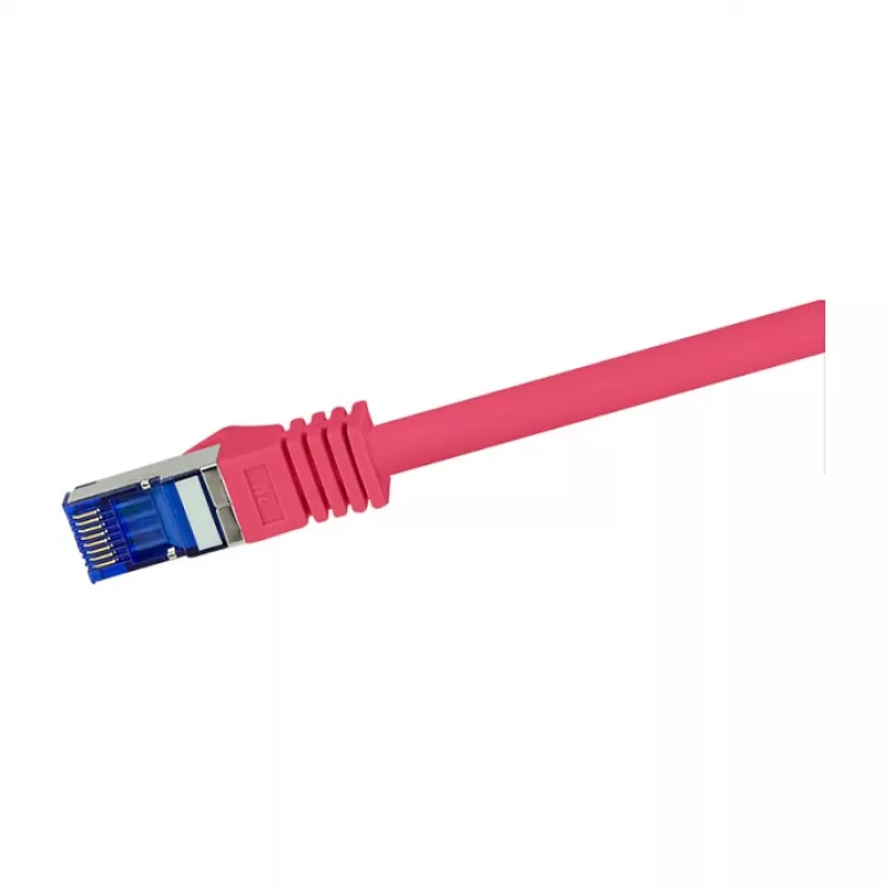 LogiLink Cat.6A S/FTP Ultraflex patch kábel, GHMT certifikovaný, červený, 1,0 m