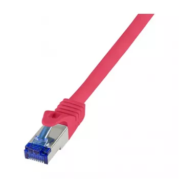 LogiLink Cat.6A S/FTP Ultraflex patch kábel, GHMT certifikovaný, červený, 1,0 m