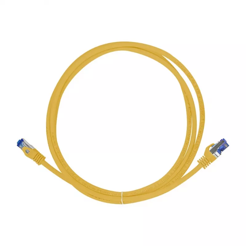 LogiLink Cat.6A S/FTP Ultraflex patch kábel, GHMT certifikovaný, žltý, 0,25 m