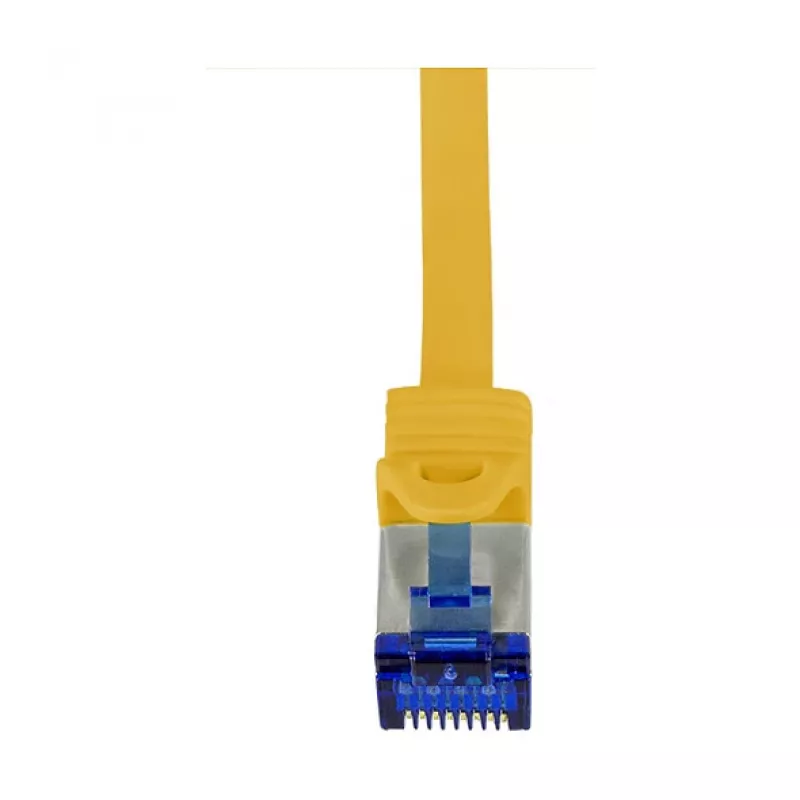 LogiLink Cat.6A S/FTP Ultraflex patch kábel, GHMT certifikovaný, žltý, 0,25 m