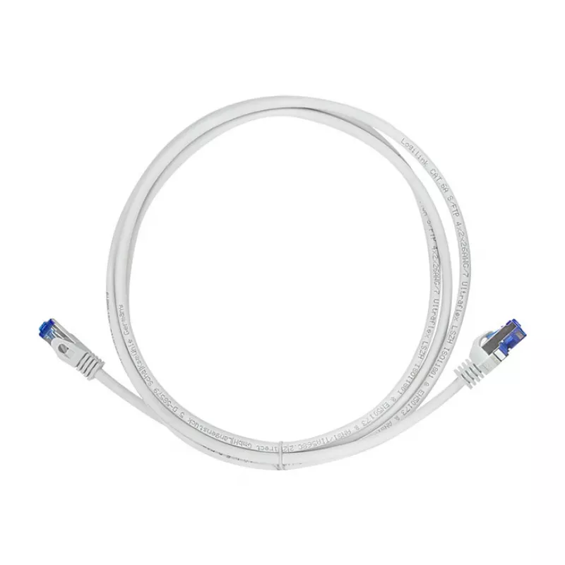 LogiLink Cat.6A S/FTP Ultraflex patch kábel, sivý, 1,0 m, GHMT-certifikovaný