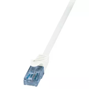 LogiLink Cat.6A U/UTP Ethernet patch kábel, RJ45, 0,25 m, biely