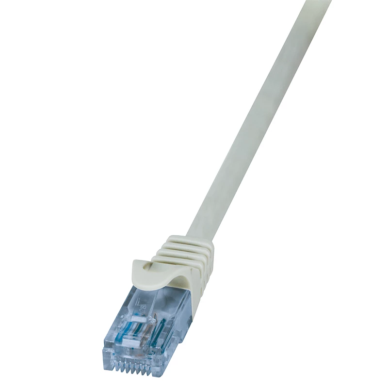 LogiLink Cat.6A U/UTP RJ45 patch kábel, 0,25 m, sivý, EconLine