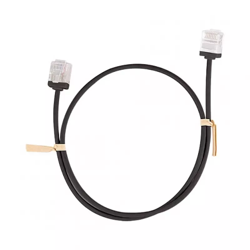 LogiLink Cat.6A U/UTP Slim High-Flex patch kábel, 5,0 m, čierny, priemer 2,8 mm, flexibilný a mäkký, balenie 1 ks (CQ3073U)