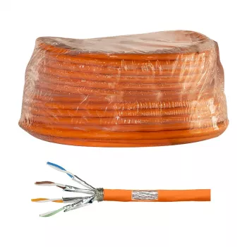 LogiLink Cat.7 1000 MHz inštalačný kábel 23 AWG S/FTP 50m, oranžový