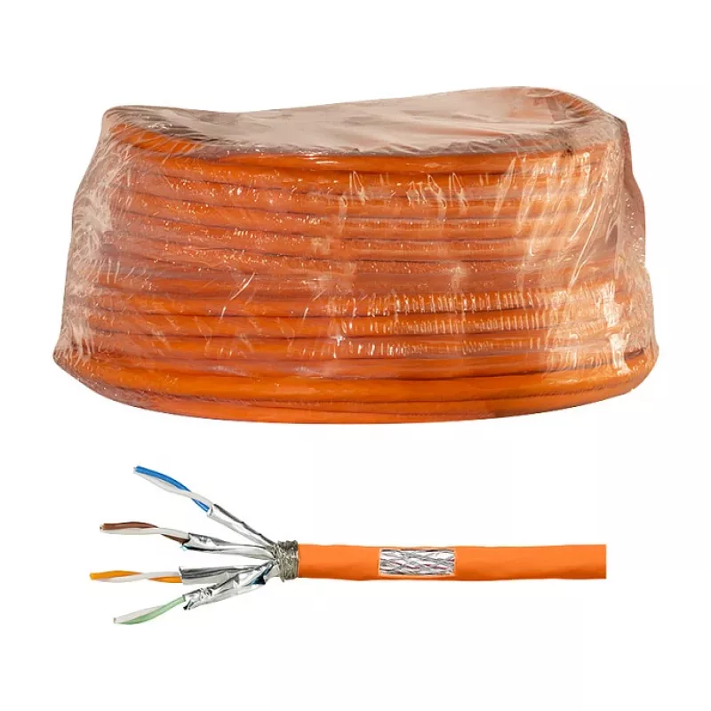 LogiLink Cat.7 1000 MHz inštalačný kábel 23 AWG S/FTP 50m, oranžový