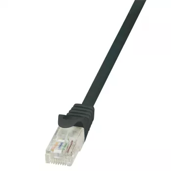 LogiLink Cat.6 U/UTP patch kábel, 1,5 m, čierny, EconLine