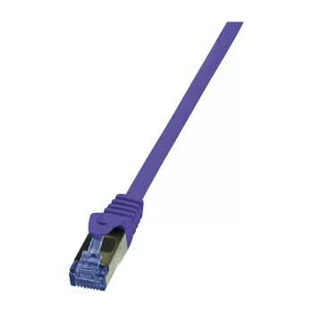 LogiLink Cat6a patch kábel 1,5 m PrimeLine S/FTP PiMF LSZH fialový
