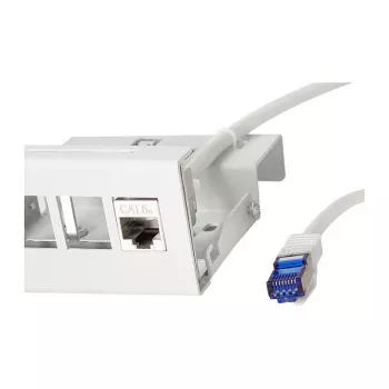 Logilink CC5052S Cat.6A S/FTP Consolidation Point patch kábel 2m sivý