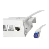 LogiLink CC5102S Cat.6A S/FTP RJ45 patch kábel – 15 m, sivý (Consolidation Point)