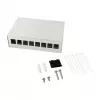 Logilink Consolidation Point Box 8-portová, montáž na stôl/stenu/lištu, sivý