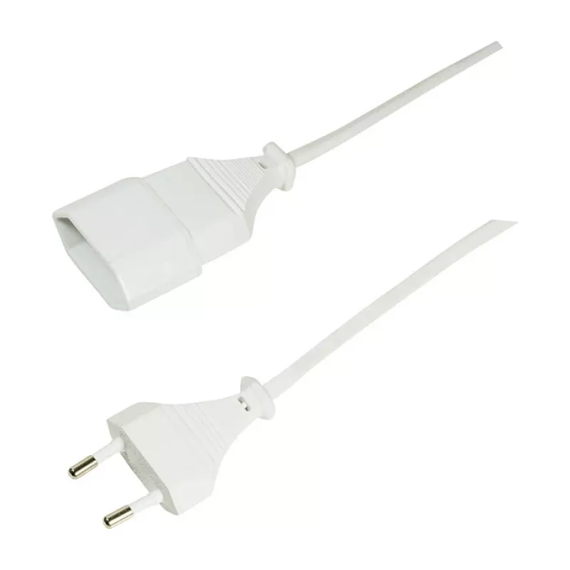 LogiLink CP125 predlžovací kábel, euro konektor CEE 7/16 samec na zásuvku, 1 m, biely