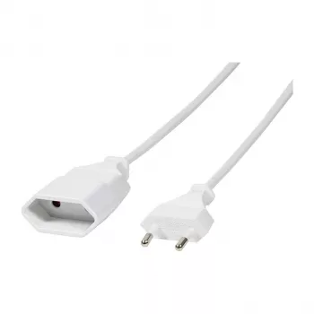 LogiLink CP125 predlžovací kábel, euro konektor CEE 7/16 samec na zásuvku, 1 m, biela